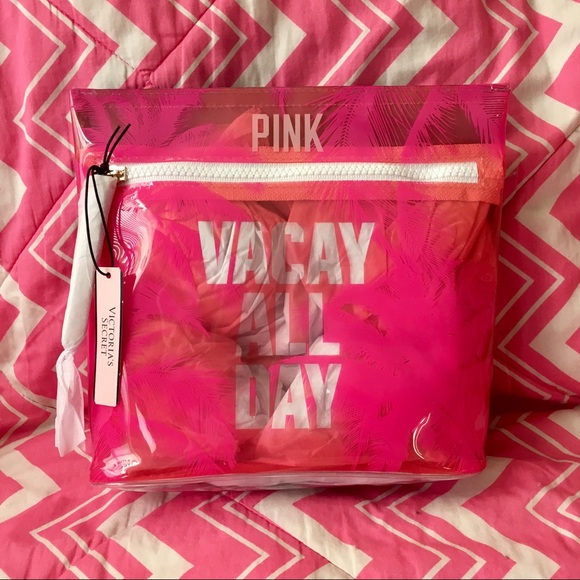 Bundle of 4 NWT Victoria's Secret PINK Beauty Makeup Bags Lot / Set of 4 - Picture 5 of 8